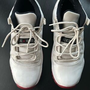 White and Red Sneakers